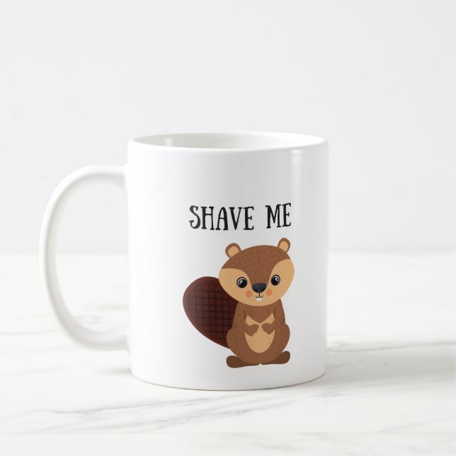 Shave Me Beaver Mug (Left)