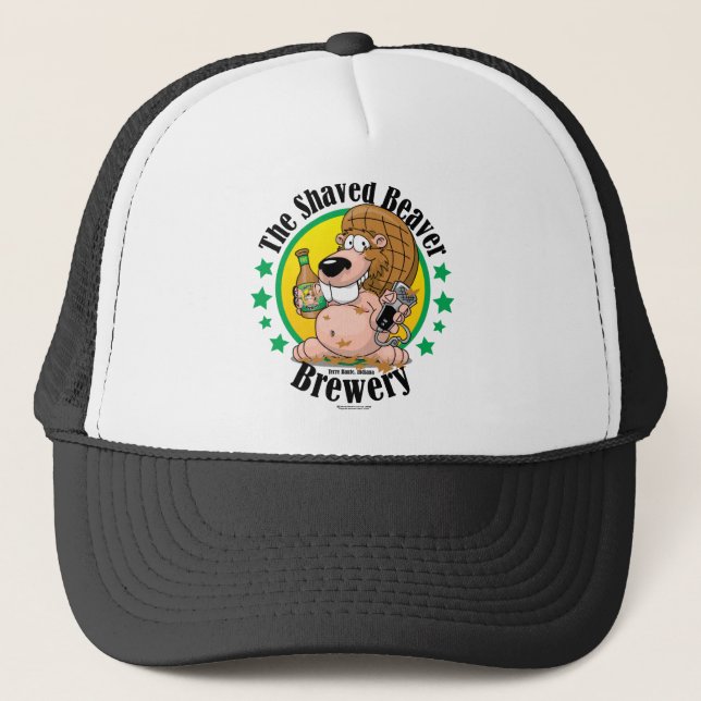 Shaved Beaver Brewery Trucker Hat (Front)