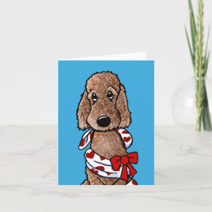 Shaved Chocolate Doodle Valentine Holiday Card