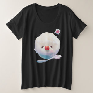 Shaved Ice Pup: Smiling Bichon Summer Dessert Plus Size T-Shirt