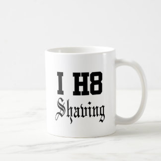 shaving coffee mug