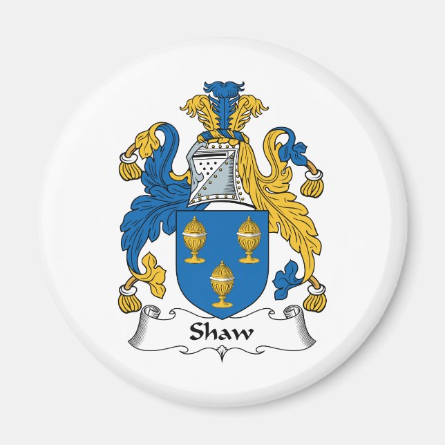 Shaw Family Crest Magnet (Front)