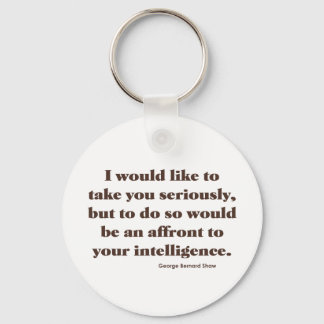 Shaw on Intelligence Key Ring