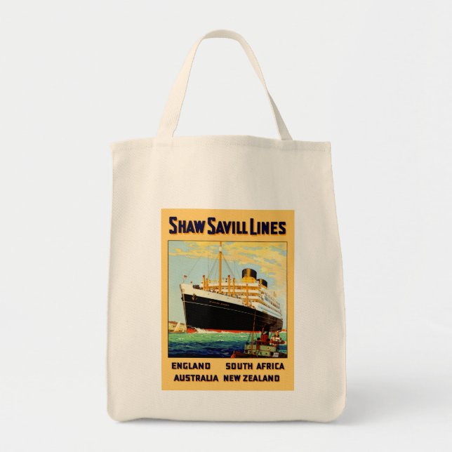 Shaw Savill Line Tote Bag (Front)