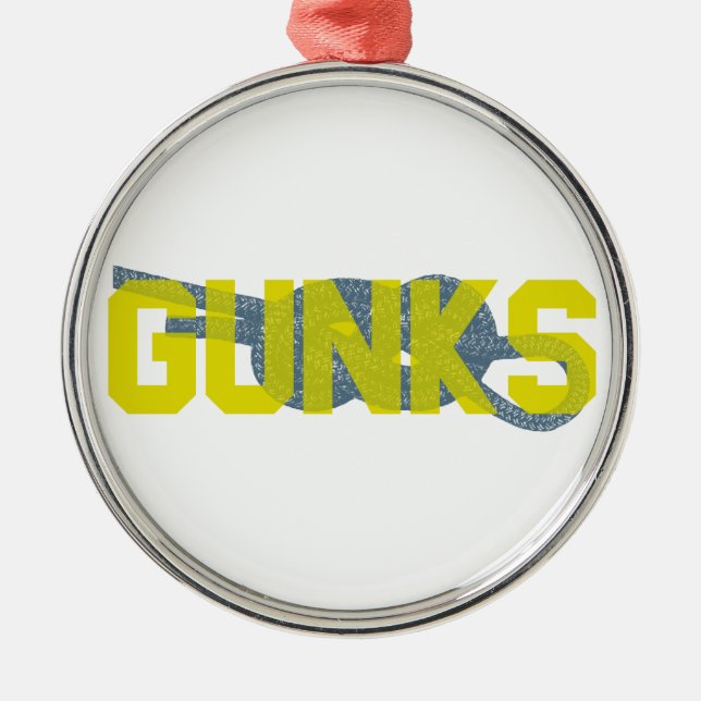 Shawagunks Climbing Metal Tree Decoration (Front)