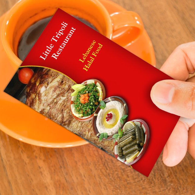 Shawarma Middle Eastern Business Card (Creator Uploaded)