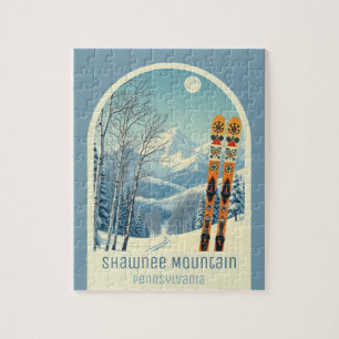 Shawnee Mountain Pennsylvania Ski Resort game  Jigsaw Puzzle