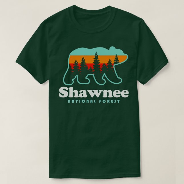 Shawnee National Forest Camping Waterfalls Illinoi T-Shirt (Design Front)