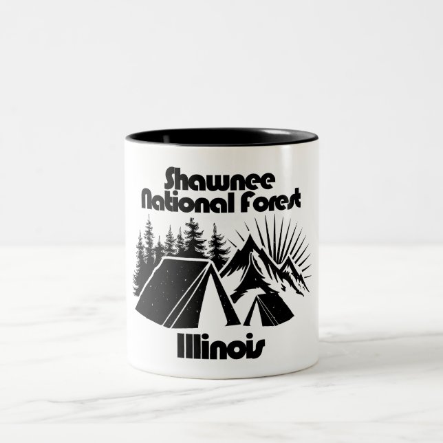 Shawnee National Forest Two-Tone Coffee Mug (Center)