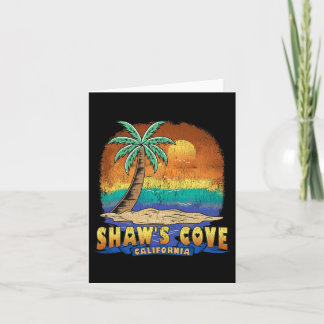 Shaw's Cove California Vintage Distressed Souvenir Card