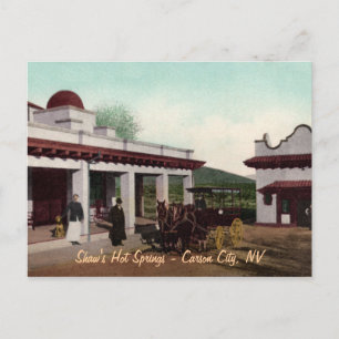 Shaws Hot Springs Postcard