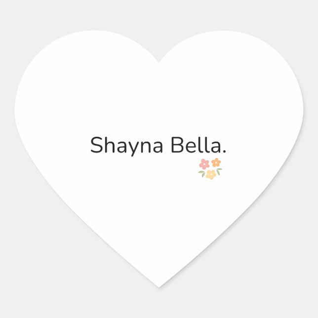 Shayna Bella Sticker (Front)