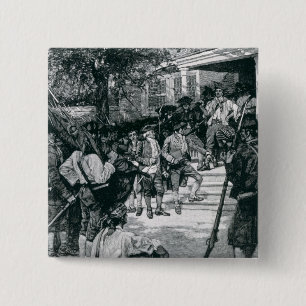 Shays's Mob in Possession of a Courthouse 15 Cm Square Badge