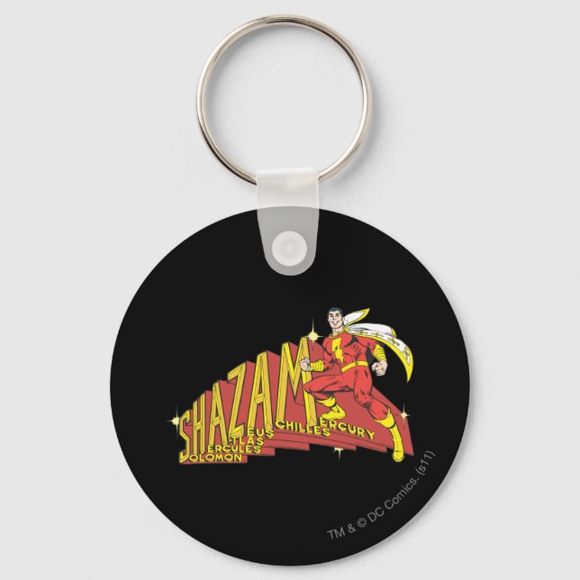 Shazam Acronym Key Ring (Front)