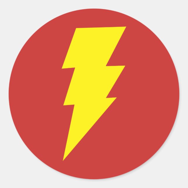 Shazam Classic Round Sticker (Front)