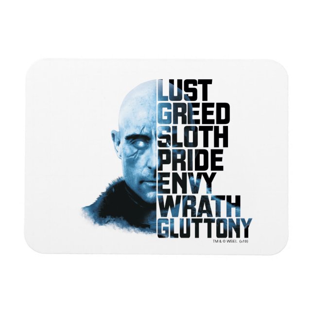 SHAZAM! | Dr. Sivana Seven Deadly Sins Graphic Magnet (Horizontal)