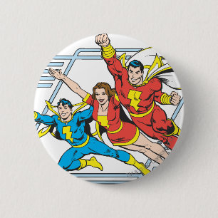 SHAZAM Family 6 Cm Round Badge