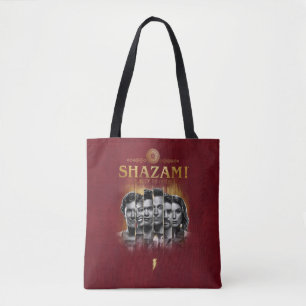 SHAZAM! Fury of the Gods Character Photo Bars Tote Bag