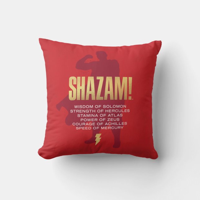 SHAZAM! Fury of the Gods | Flexing Silhouette Cushion (Front)