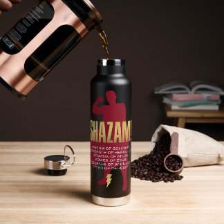 SHAZAM! Fury of the Gods | Flexing Silhouette Water Bottle