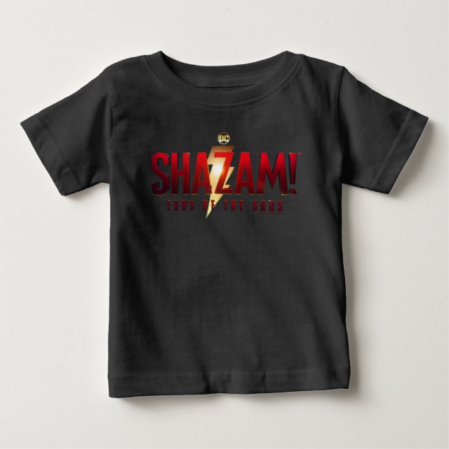 SHAZAM! Fury of the Gods | Fury of the Gods Logo Baby T-Shirt (Front)