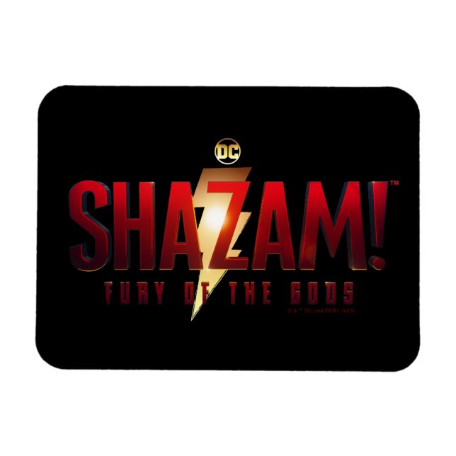 SHAZAM! Fury of the Gods | Fury of the Gods Logo Magnet (Horizontal)