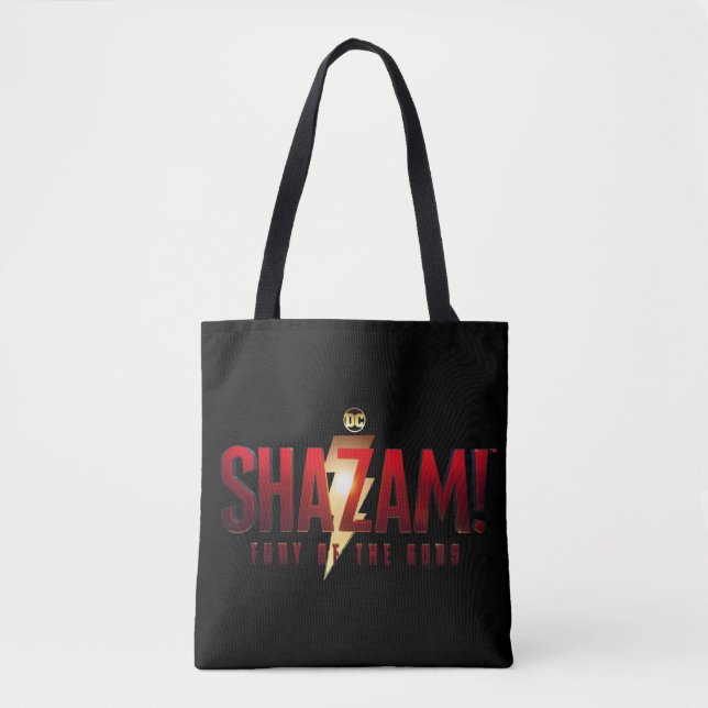 SHAZAM! Fury of the Gods | Fury of the Gods Logo Tote Bag (Front)