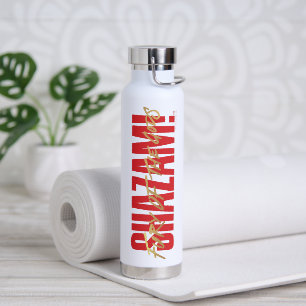 SHAZAM! Fury of the Gods Golden Marker Logo Water Bottle