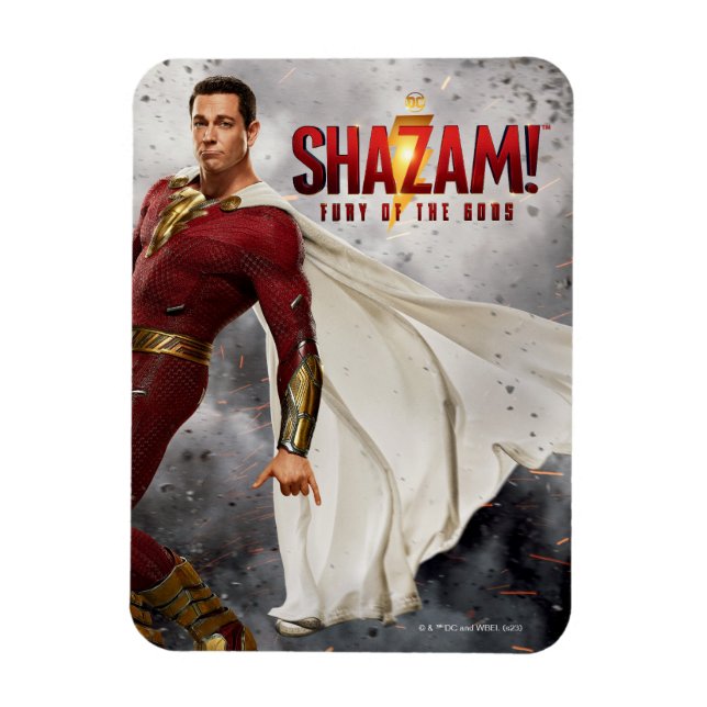SHAZAM! Fury of the Gods | Hang Loose Movie Poster Magnet (Vertical)