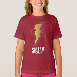SHAZAM! Fury of the Gods Lightning Bolt Badge T-Shirt