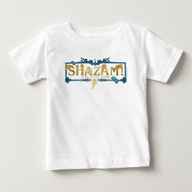 SHAZAM! Fury of the Gods | Mythical Logo Baby T-Shirt (Front)