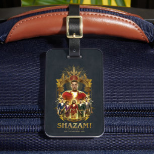 SHAZAM! Fury of the Gods Ornate SHAZAMily Frame Luggage Tag
