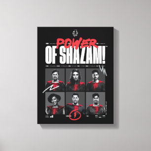 SHAZAM! Fury of the Gods   Power of SHAZAM Group Canvas Print