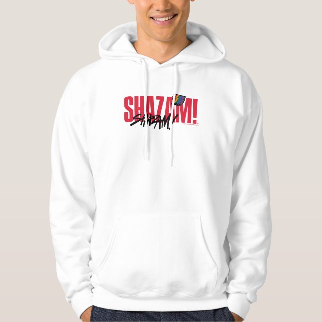 SHAZAM! Fury of the Gods | Rainbow Bolts Logo Hoodie (Front)