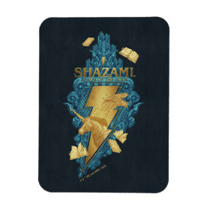 SHAZAM! Fury of the Gods   Realm of the Gods Logo Magnet