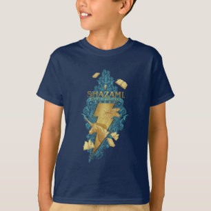 SHAZAM! Fury of the Gods   Realm of the Gods Logo T-Shirt