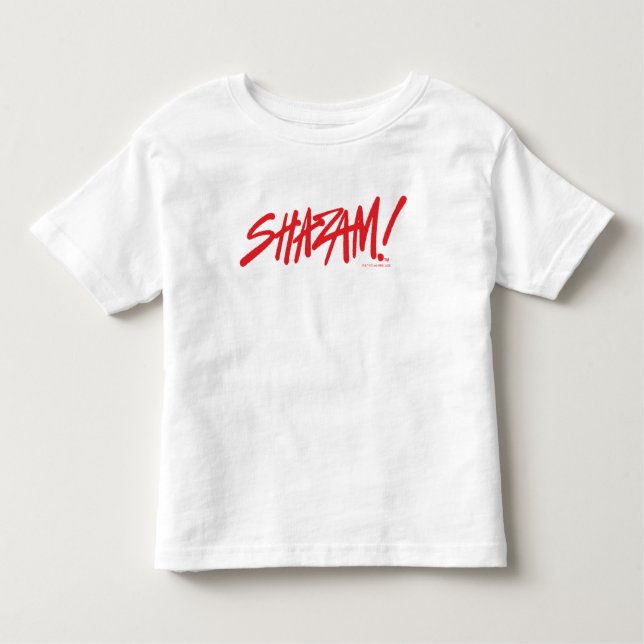 SHAZAM! Fury of the Gods | Red Marker Logo Toddler T-Shirt (Front)
