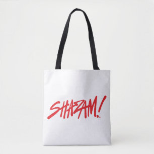 SHAZAM! Fury of the Gods Red Marker Logo Tote Bag