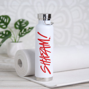 SHAZAM! Fury of the Gods Red Marker Logo Water Bottle