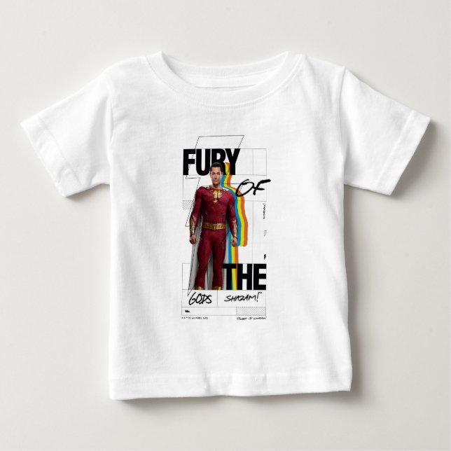 SHAZAM! Fury of the Gods | Retro Album Style Art Baby T-Shirt (Front)
