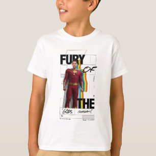 SHAZAM! Fury of the Gods   Retro Album Style Art T-Shirt