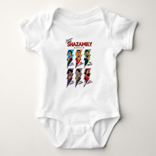 SHAZAM! Fury of the Gods   SHAZAMily Comic Bolts Baby Bodysuit