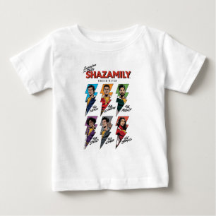 SHAZAM! Fury of the Gods   SHAZAMily Comic Bolts Baby T-Shirt