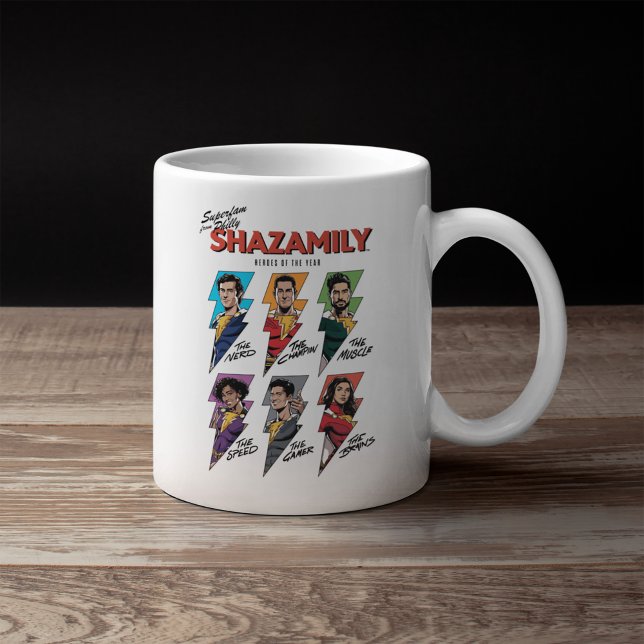 SHAZAM! Fury of the Gods | SHAZAMily Comic Bolts Coffee Mug (Creator Uploaded)