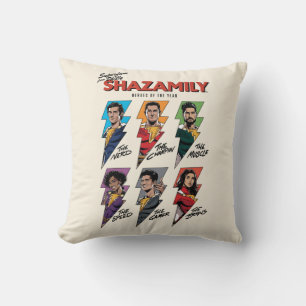 SHAZAM! Fury of the Gods SHAZAMily Comic Bolts Cushion