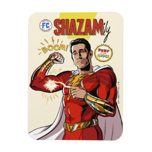 SHAZAM! Fury of the Gods   SHAZAMily Comic Cover Magnet