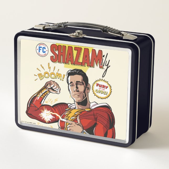 SHAZAM! Fury of the Gods | SHAZAMily Comic Cover Metal Lunch Box (Front)