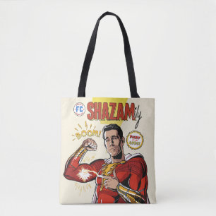 SHAZAM! Fury of the Gods SHAZAMily Comic Cover Tote Bag
