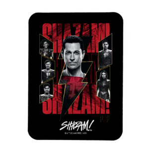SHAZAM! Fury of the Gods   SHAZAMily Group Magnet