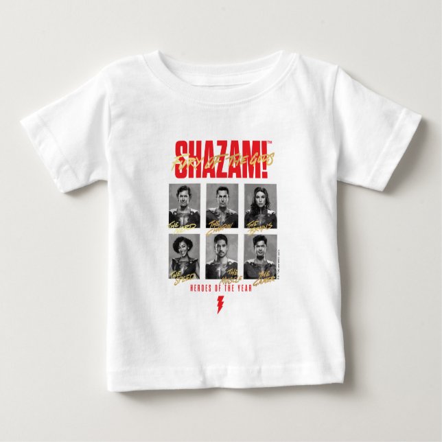 SHAZAM! Fury of the Gods | SHAZAMily Yearbook Baby T-Shirt (Front)